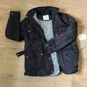 Altered State Black Sherpa lined Jacket